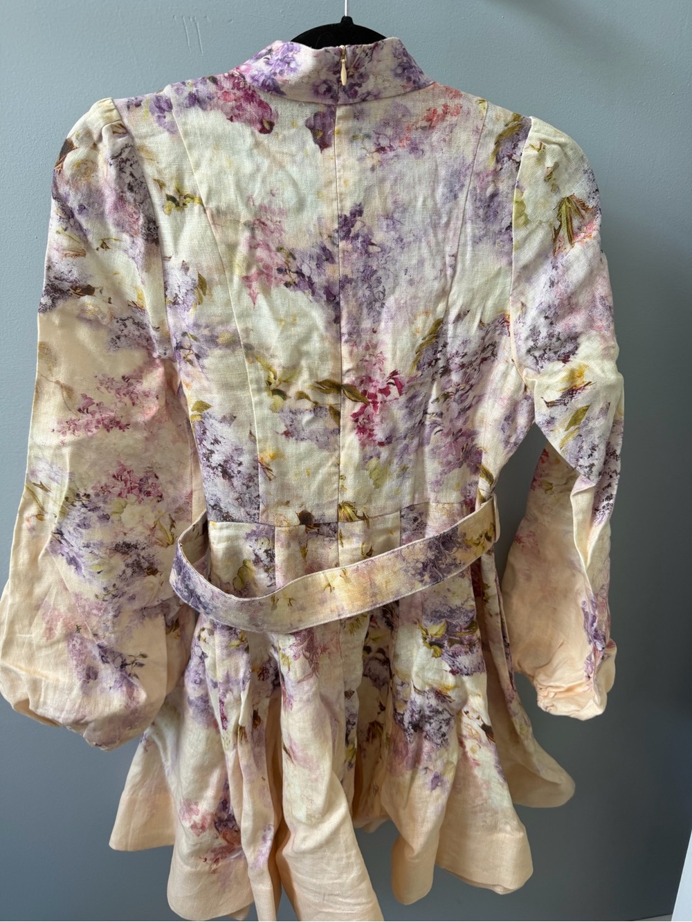 Zimmermann Lyrical Floral Button Front Minidress Size 1 (4-6) Womens - Picture 6 of 9